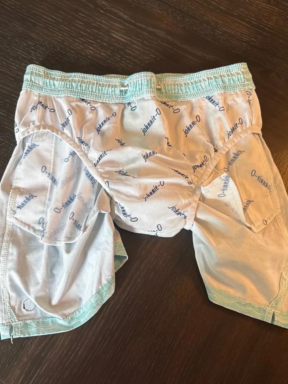 johnnie-O Wave-Print Swim Trunks Boys size 14
